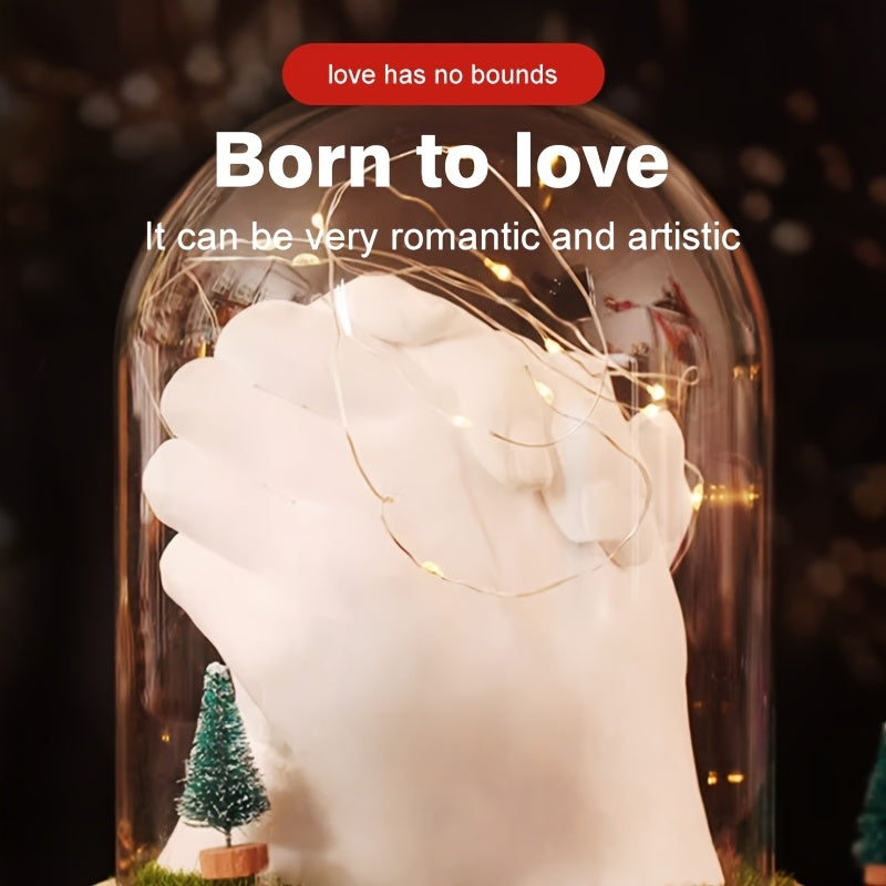 Couples 3D Hand Casting Kit (2-Set DIY Keepsake Molding Kit)