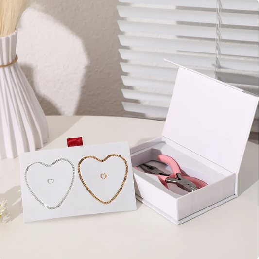 Forever Link DIY Schmuckset für dauerhaften Schmuck – 18 Karat Gold- und Silberplattierung