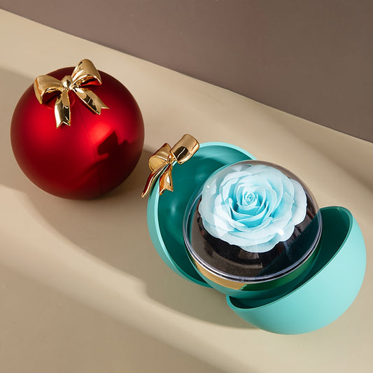 Schmuckkästchen aus Samt mit Rosenblütenmuster