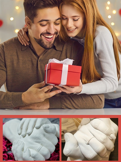 Couples 3D Hand Casting Kit (2-Set DIY Keepsake Molding Kit)